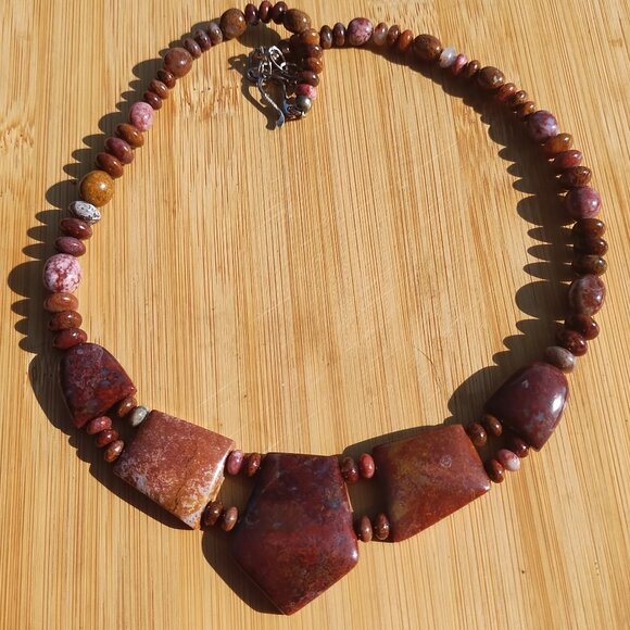 Jay King DTR mine finds 925 Sterling Silver Andorra Moss Agate Necklace - Picture 1 of 10